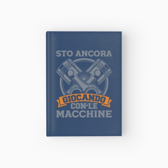 Discover Mens Car Mechanic Funny Gift Playcar Hardcover Journal