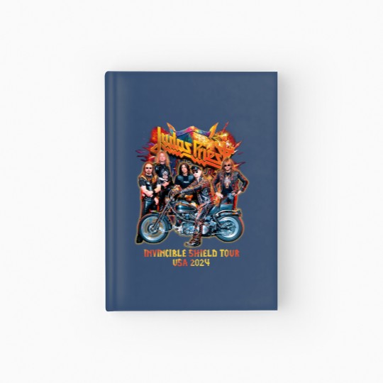 Discover Judas Priest Invincible Shield Tour USA 2024 Hardcover Journal