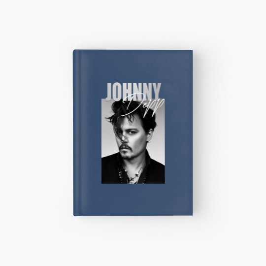 Discover Johnny Depp BW Johnny Depp Hardcover Journal