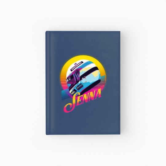 Discover Ayrton Senna Tfunny Hardcover Journal