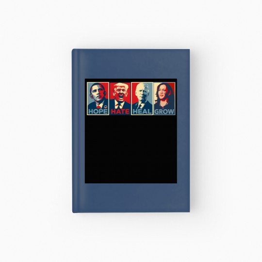 Discover Hope Hate Heal Grow Harris 2024 Hardcover Journal