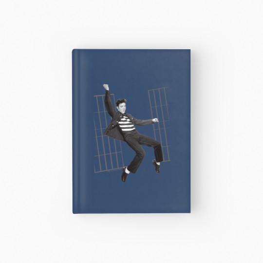 Discover Elvis Presley Jailhouse Rock Hardcover Journal Licensed Rock N Roll Music Hardcover Journal White