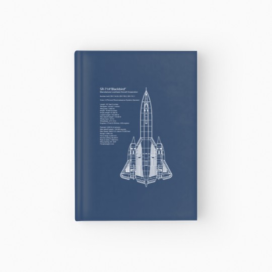 Discover SR71 Blackbird - Sr71 Sr 71 - Hardcover Journal