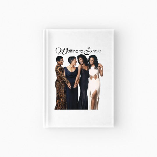 Discover Waiting To Exhale White Unisex Hardcover Journal, Friendly Hardcover Journal