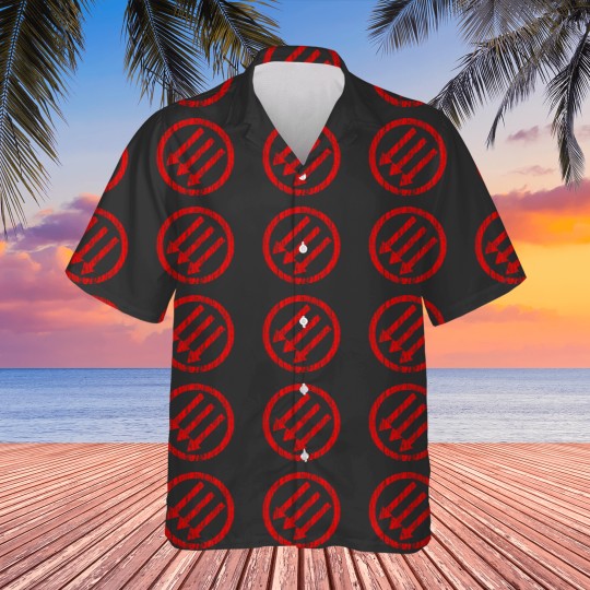 Discover Three Arrows [Antifa] [Iron Front] Grunge Hawaiians