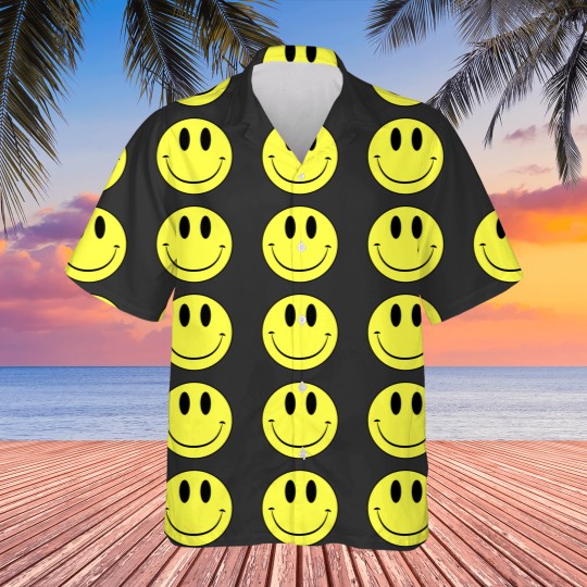 Discover Classic Acid House Smiley Face Rave Culture Hawaiians