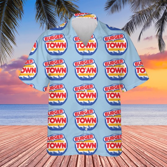 Discover Burger Town Shirt Hawaiians