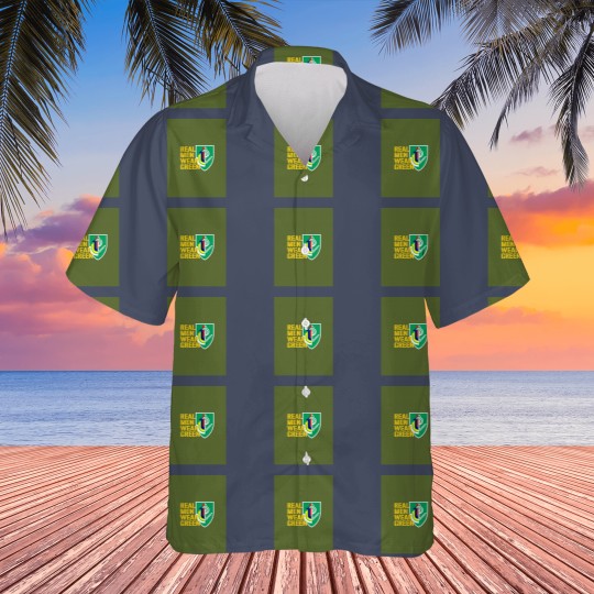 Discover IDF Nachal Brigade - Real Men Wear Green Graphic Hawaiians