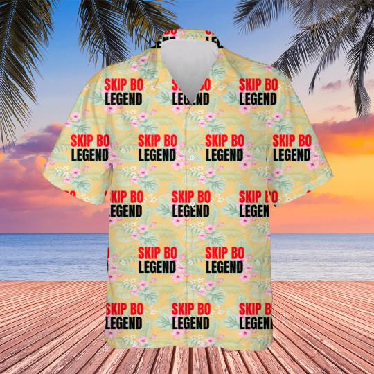 Discover Skip Bo Player Legend   Funny Skip Bo Hawaiians for Men Hawaiians