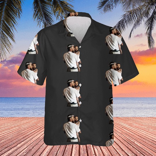 Discover Kendrick Lamar Holding Baby Drake Unisex Cotton Hawaiians