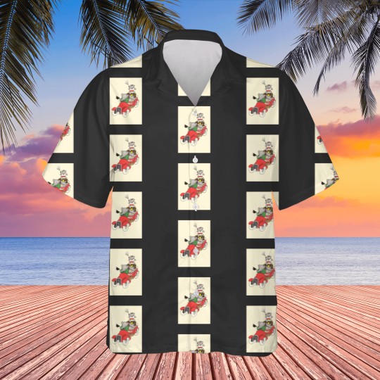 Discover Babar in a car Hawaiians