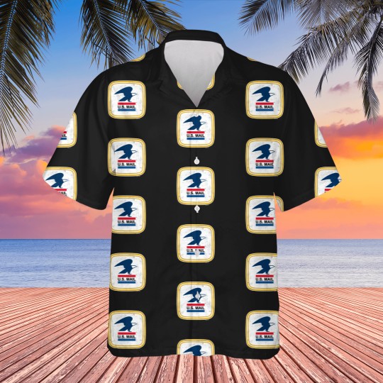 Discover Postal Service- US Mail Seal Pullover Hawaiians