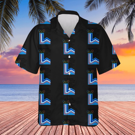 Discover Lake Placid 1980 Winter Olympics Men's Grey Hawaiians Size S-5XL
