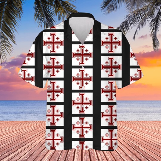 Discover Templar Knight Crusader Jerusalem Cross Hawaiians
