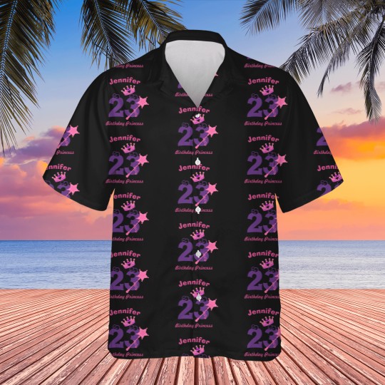 Discover Birthday Girl Custom Name Age Hawaiians