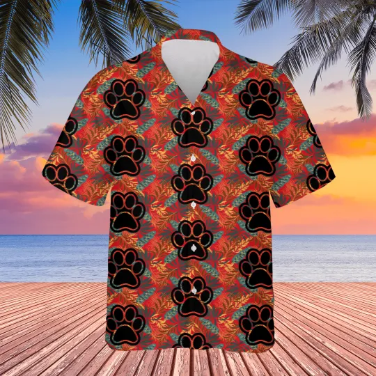 Discover Paw Print Hawaiians