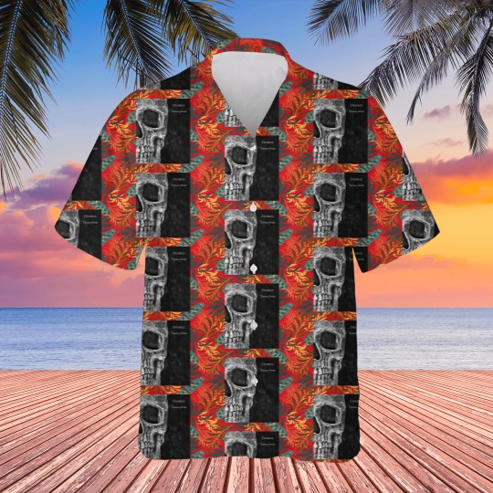 Discover Gothic Skull Head Black And White Tattoo Shop Hawaiians