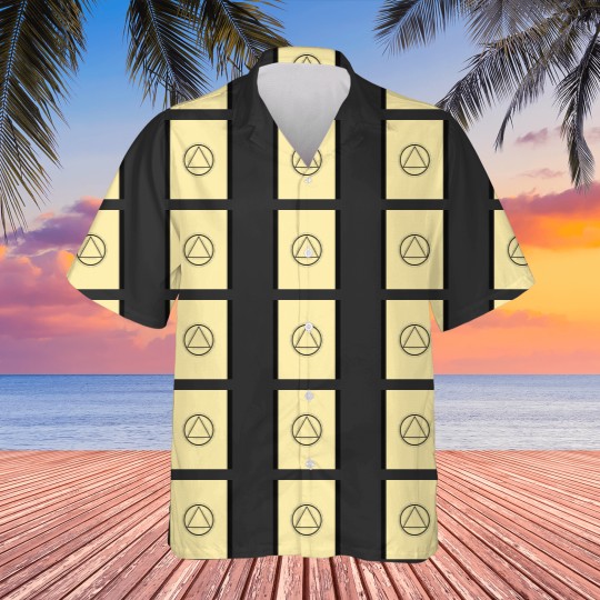 Discover Copy of AA Slogan Alcoholicsss Anonymous Slogans in Symbol Graphic Hawaiians