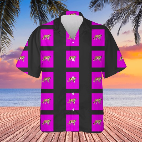 Discover Beautiful mountain lion 1 Graphic Hawaiians