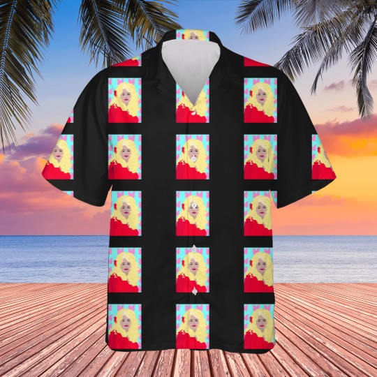 Discover Dolly Partonss popart Graphic Hawaiians