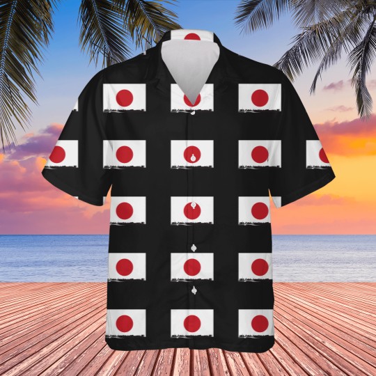 Discover Tokyo Japan Skyline Japanese Flag Hawaiians