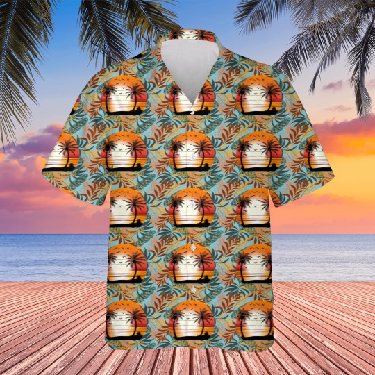 Discover Navarre Beach Florida Vintage Sunset Retro Summer Hawaiians