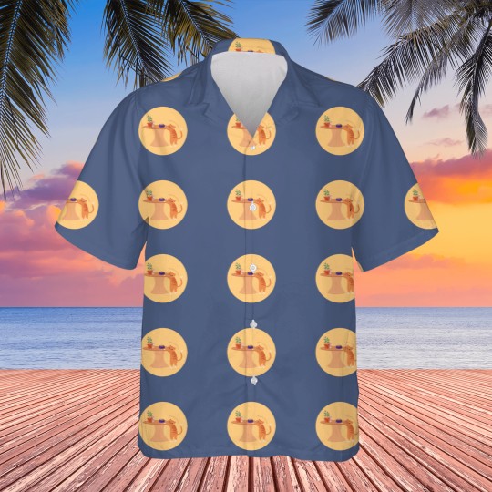 Discover What the cat doing Hawaiians