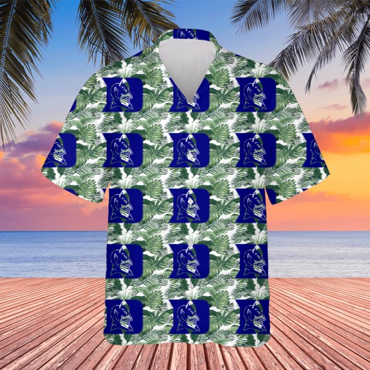 Discover Duke University Duke Football ACC Blue Devils Hawaiian Shirt