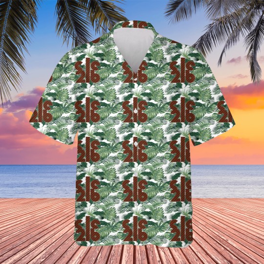 Discover Cleland - orange &amp_ brown Hawaiians