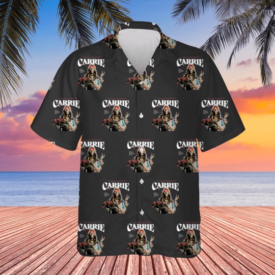 Discover Carrie 1976 Horror Movies Supernatural Halloween Hawaiians, Carrie Hawaiians Fan Gifts