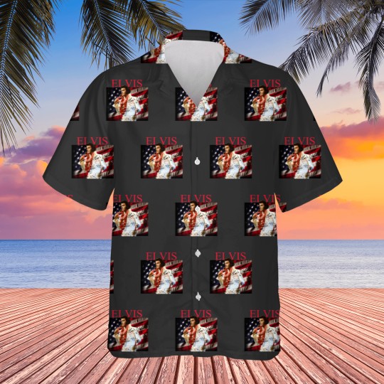 Discover Elvis Presley Signature Cotton T- Hawaiians Gift Unisex All Size S to 2345XL