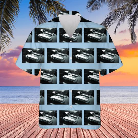 Discover Guitar - Black White Premium Matte Vertical Poster Hawaiians