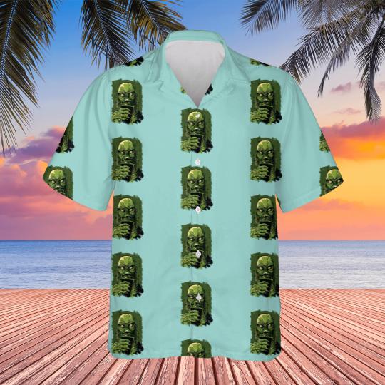 Discover Swamp monster movie creature drinking soft drink Hawaiians