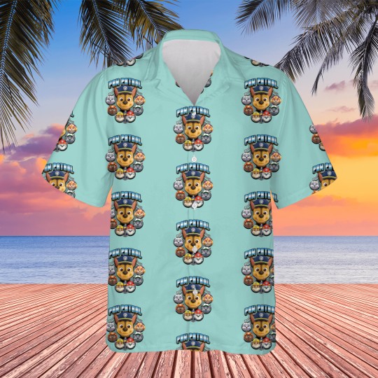 Discover Paw Patrol Group Shot In Badge Hawaiians