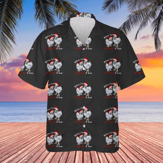 Discover Funny Christmas Chicken Hawaiian Shirts