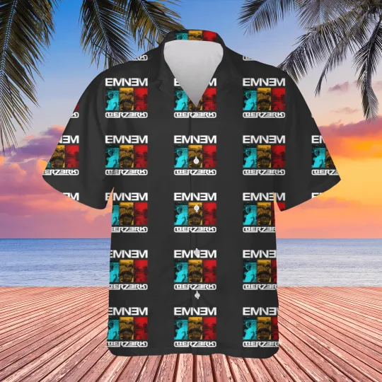 Discover Braado Men's Eminem Berzerk Hawaiians