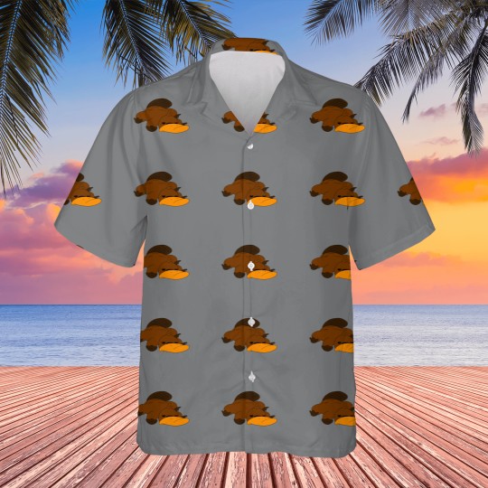 Discover Camp Camp mascot platypus Hawaiians