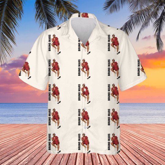 Discover Vintage Bruno Mars The 24K Magic World Tour White Hawaiians