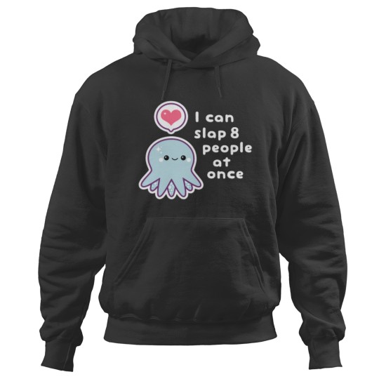 Discover Funny Slapping Octopus Active Hoodies