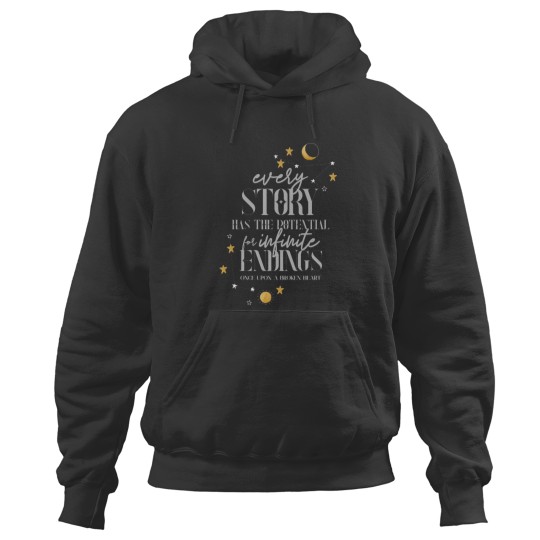 Discover ONCE UPON A BROKEN HEARTt QUOTE Classic Hoodies