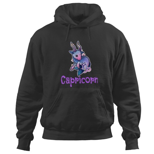 Discover Capricorn Zodiac Sign Kawaii Goat Hoodies