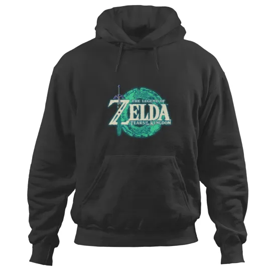Discover Tears of the Kingdom Logo Hoodies