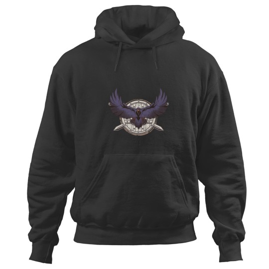 Discover Odins Raven Hugin Munin Viking Valhalla Hoodies