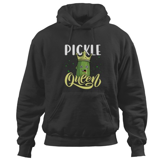 Discover Pickle Queen Shirt Cucumber Pickle Jar Funny Hoodies