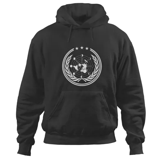 Discover The Expanse UNNavy emblem Hoodies
