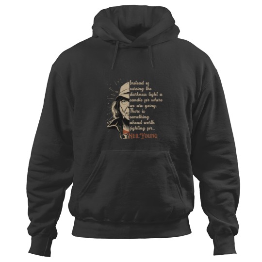 Discover Neil Young Vintage Classic Quotes Hoodies