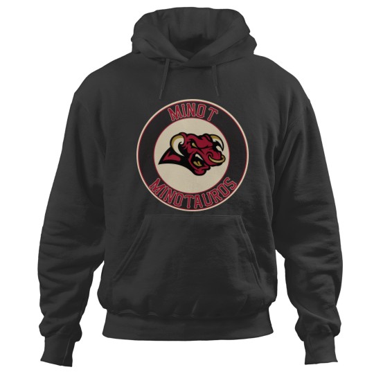 Discover Minot Minotauros Hockey Club Logo Hoodies