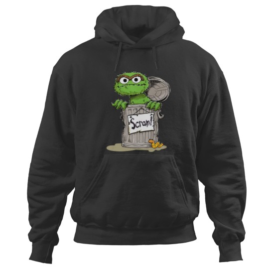 Discover Oscar the Grouch Scram.png Hoodies