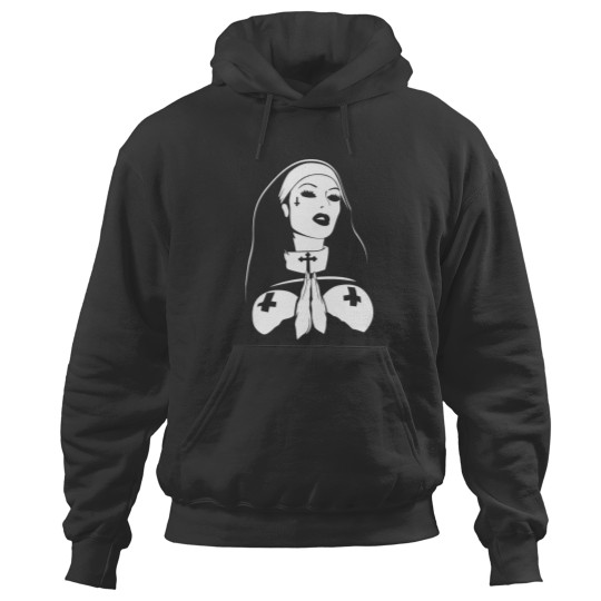 Discover Bad Nun Gothic Cross Bad Nun Gothic Cross Hoodies