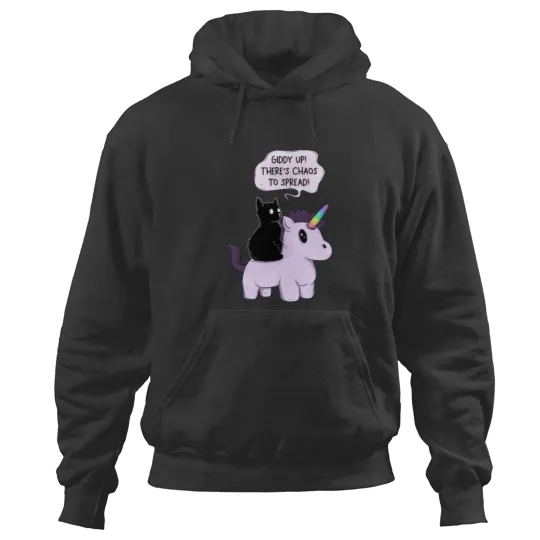 Discover Giddy up! There is chaos to spread! Hoodies